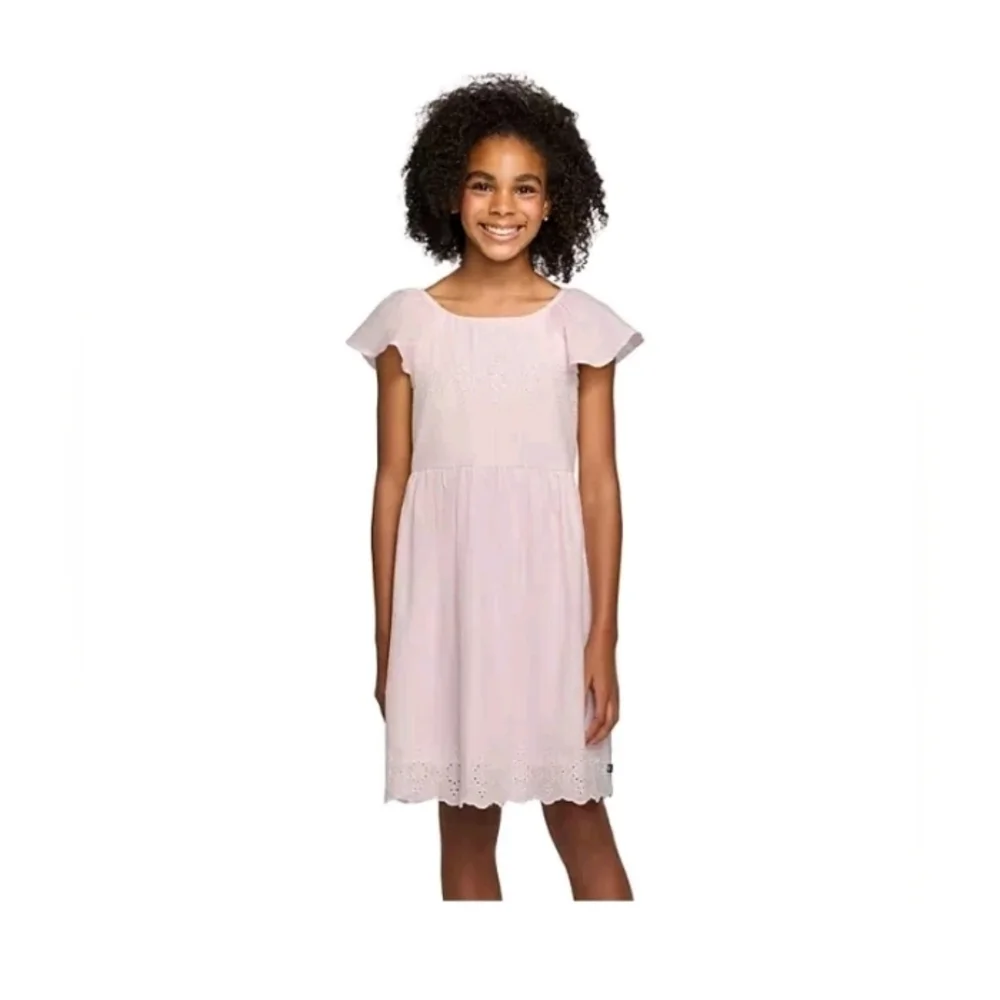 Gap Kids Girls Woven Dress PinkSize L 10-12